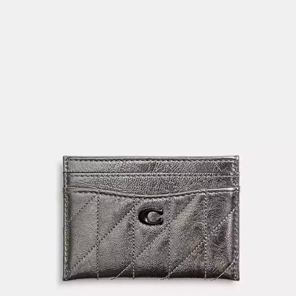 Authentic Essential Card Holder with quilting